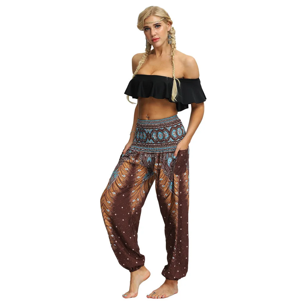 Women Casual Loose Hippy YogaTrousers Baggy Boho Aladdin Pants 2019 Trousers Pants Sports Running Sportswear Elastic Waist
Women Casual Loose Hippy YogaTrousers Baggy Boho Aladdin Pants 2019 Trousers Pants Sports Running Sportswear Elastic Waist