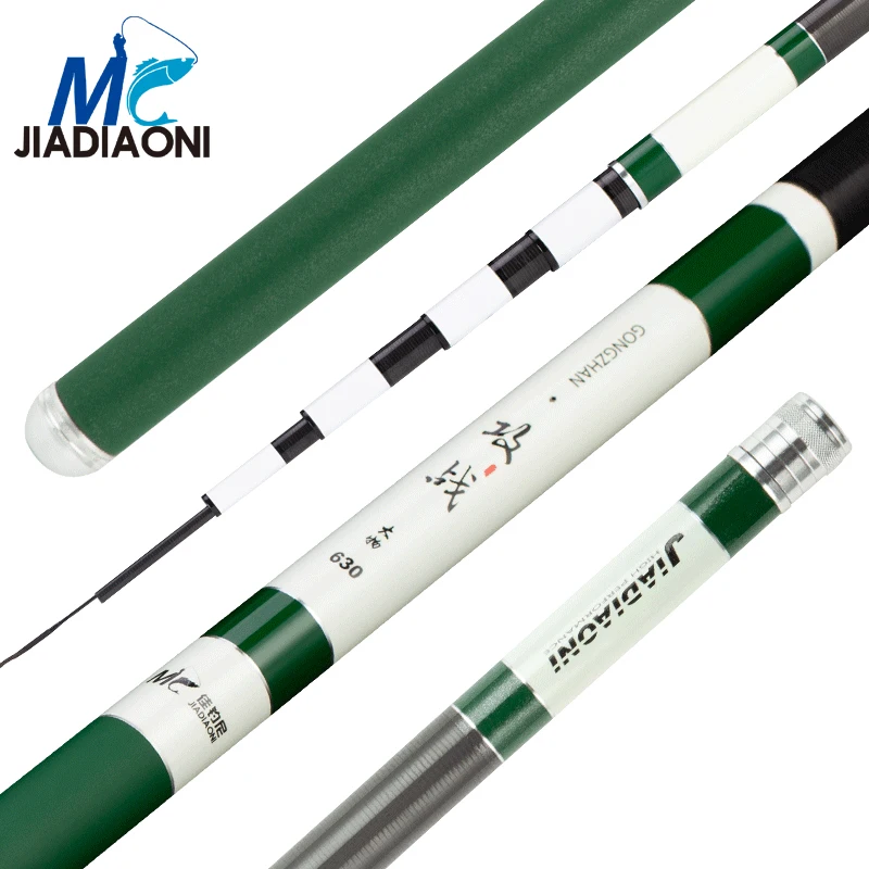 JIADIAONI Carbon Fiber Superhard 3.9m/4.5m/4.8m/5.4m/5.7m/6.3m Taiwan Fishing Rod Fishing Tackle
JIADIAONI Carbon Fiber Superhard 3.9m/4.5m/4.8m/5.4m/5.7m/6.3m Taiwan Fishing Rod Fishing Tackle