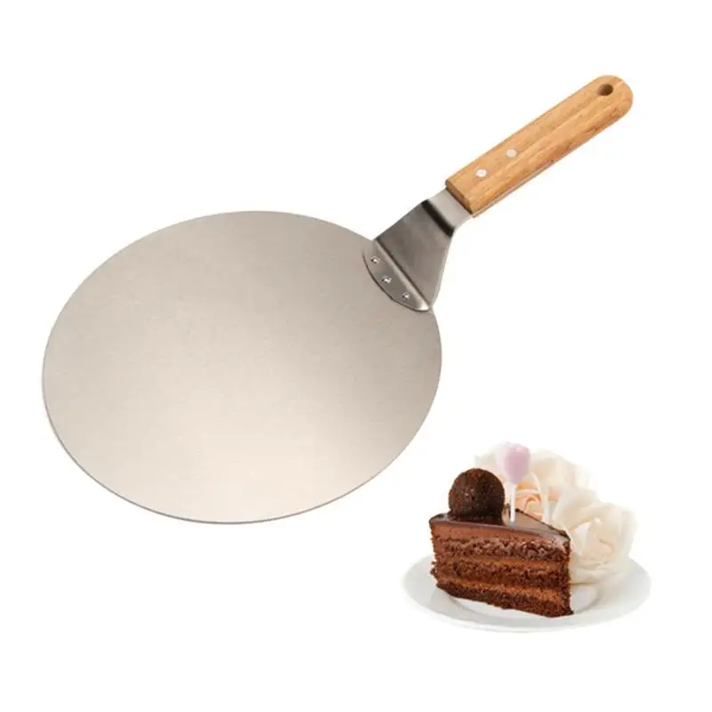 10 Inch Stainless Steel Bakeware Round Pizza Spatula Peel Shovel Turner Cake Lifter Tray Pan Home Kitchen Baking Pastry Tools
10 Inch Stainless Steel Bakeware Round Pizza Spatula Peel Shovel Turner Cake Lifter Tray Pan Home Kitchen Baking Pastry Tools