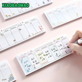 35 sheets Cute Agenda week plan Diary Day planner journal record stationery office School supplies memo pad
35 sheets Cute Agenda week plan Diary Day planner journal record stationery office School supplies memo pad