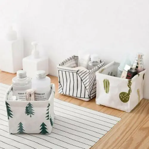 Sweet Pine Tree Cactus Striped Print Home Folding Desktop Storage Box Basket Cosmetic Stationery Organizer Desk Bag Organization
Sweet Pine Tree Cactus Striped Print Home Folding Desktop Storage Box Basket Cosmetic Stationery Organizer Desk Bag Organization