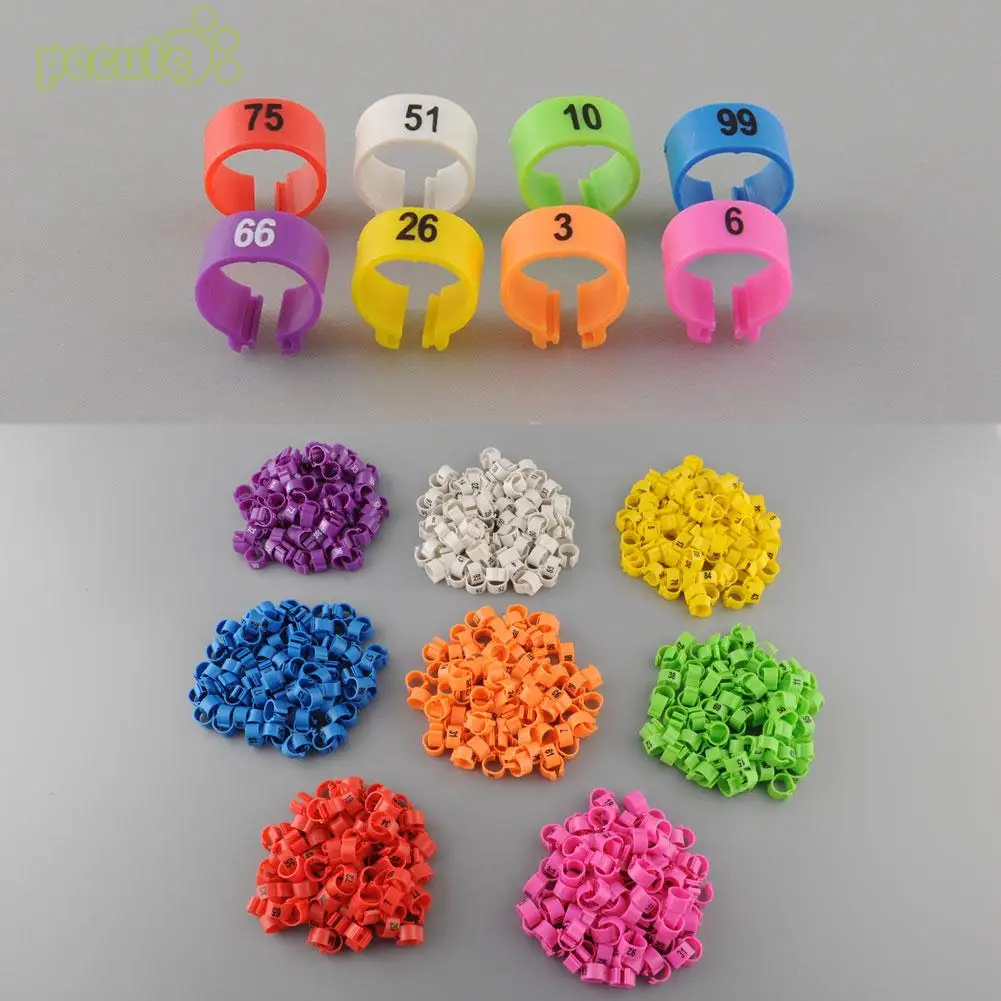 100Pcs 1-100 Numbered Poultry Leg Bands Pigeon Parrot Duck Hen Clip Rings Inner Diameter 10.5mm Pet Product Bird Appliances
100Pcs 1-100 Numbered Poultry Leg Bands Pigeon Parrot Duck Hen Clip Rings Inner Diameter 10.5mm Pet Product Bird Appliances