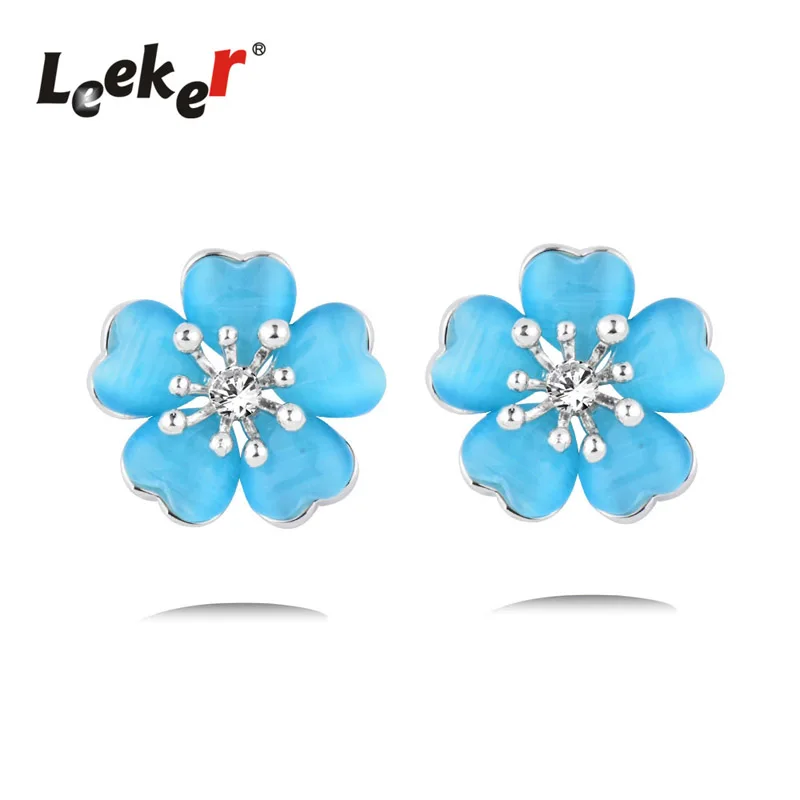 LEEKER Vintage Blue Biege Pink Opal Flower Stud Earring With Cubic Zirconia Women Party Wedding Jewelry 660 LK9
LEEKER Vintage Blue Biege Pink Opal Flower Stud Earring With Cubic Zirconia Women Party Wedding Jewelry 660 LK9