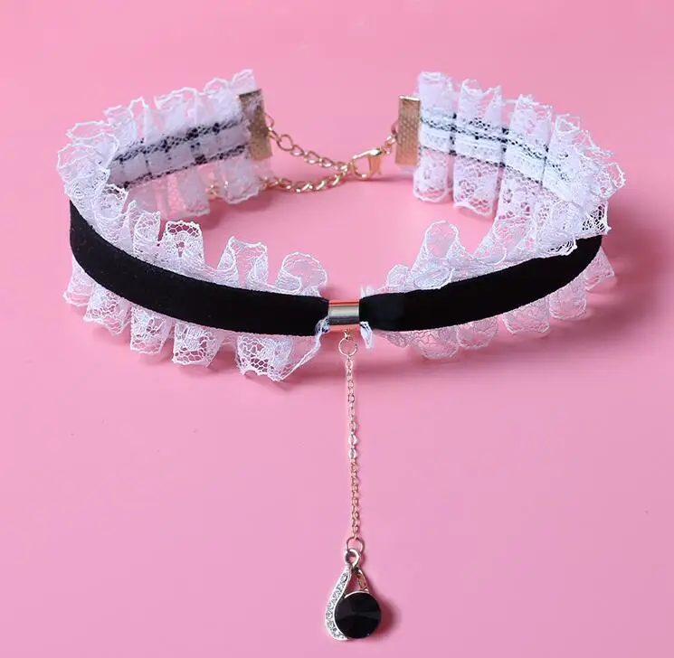 Fashion creases white Velvet Choker Necklaces Jewelry For Women Statement Necklaces Collares Rhinestone Bib Necklace Pendant
Fashion creases white Velvet Choker Necklaces Jewelry For Women Statement Necklaces Collares Rhinestone Bib Necklace Pendant