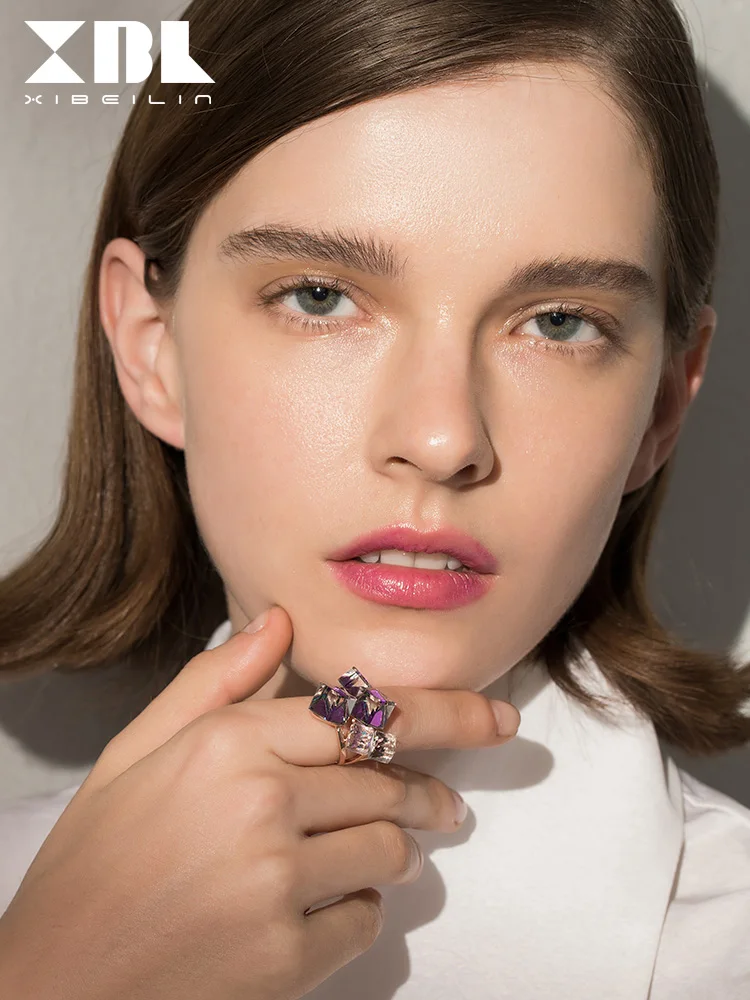 New Geometric Square Artificial Rhinestone Ring for Wome Girls Temperament Korean Index Simple Pop Temperament Ring Party Gifts
New Geometric Square Artificial Rhinestone Ring for Wome Girls Temperament Korean Index Simple Pop Temperament Ring Party Gifts