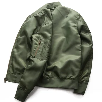 Bomber Jacket Men Air Force Coat 2018 Spring/Autumn Military Outwear Men's Threaded Collar Windbreaker Pilot Jackets
Bomber Jacket Men Air Force Coat 2018 Spring/Autumn Military Outwear Men's Threaded Collar Windbreaker Pilot Jackets