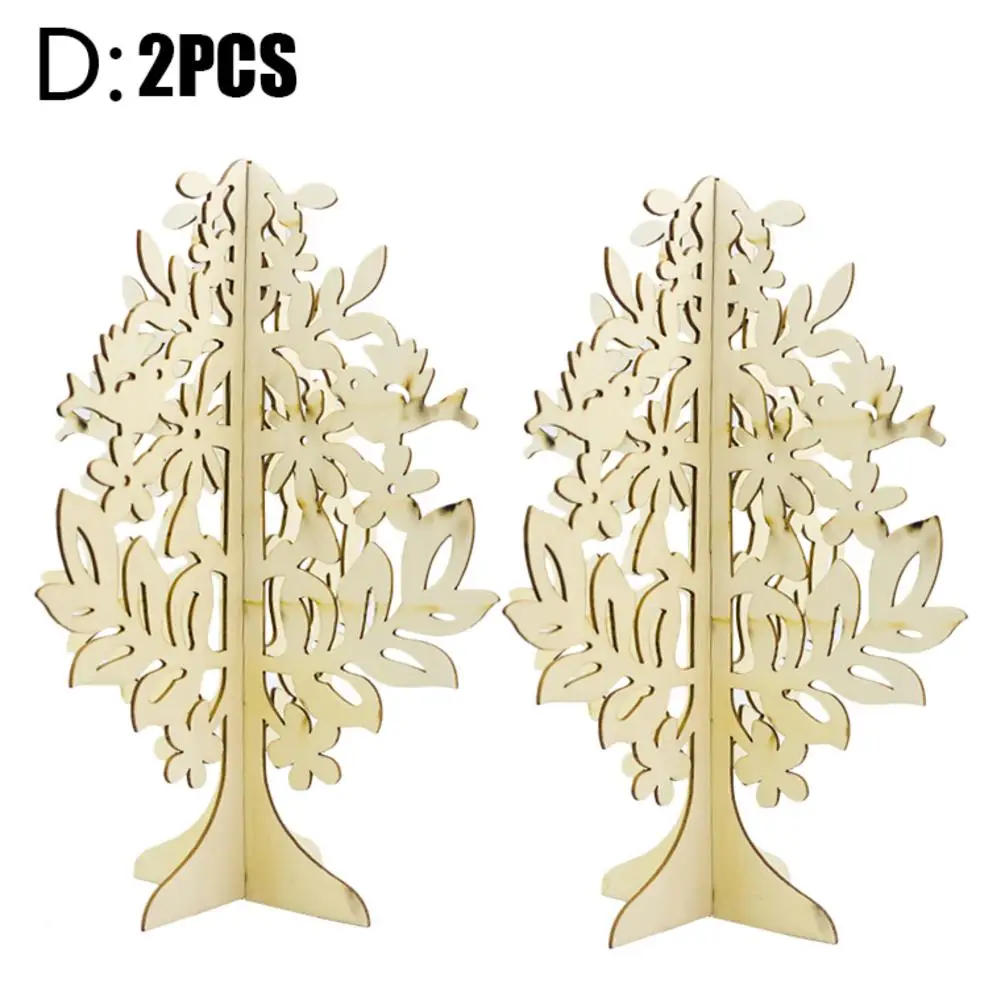 2PCS Christmas Decorations Wooden Three-dimensional Hollow Carved Desktop Christmas Tree Ornaments Christmas Tree Pendant
2PCS Christmas Decorations Wooden Three-dimensional Hollow Carved Desktop Christmas Tree Ornaments Christmas Tree Pendant