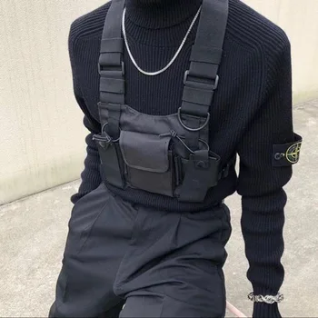 2019 Polyester Chest Rig Bag Black Vest Hip Hop Streetwear Functional Tactical Harness Chest Rig Kanye West Wist Pack Chest Bag 
2019 Polyester Chest Rig Bag Black Vest Hip Hop Streetwear Functional Tactical Harness Chest Rig Kanye West Wist Pack Chest Bag