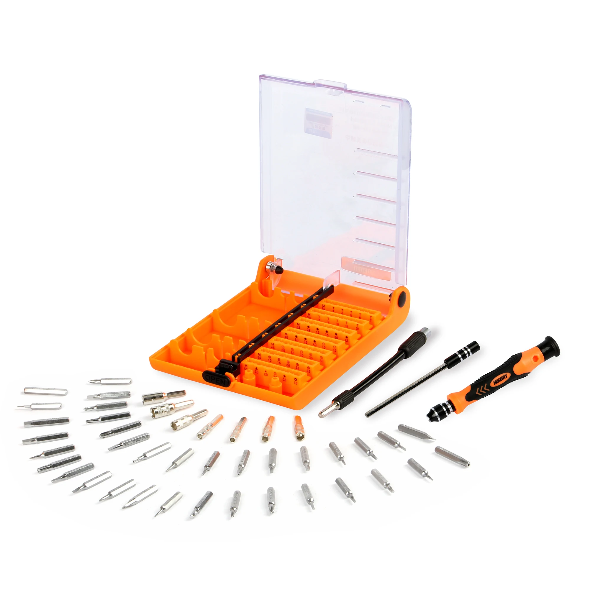 45 IN 1 Cr-V Precision Screwdriver Set Various Magnetic Bits Adjustable Soft Extension Bar Professional Hand Tool For PC/Camera
45 IN 1 Cr-V Precision Screwdriver Set Various Magnetic Bits Adjustable Soft Extension Bar Professional Hand Tool For PC/Camera