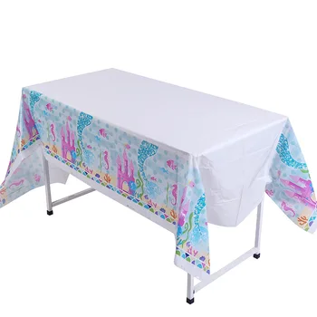132cm*220cm Little Mermaid Disposable Tablecloths Birthday Party Decoration Table Cover Under the Sea Theme Party Supplies
132cm*220cm Little Mermaid Disposable Tablecloths Birthday Party Decoration Table Cover Under the Sea Theme Party Supplies