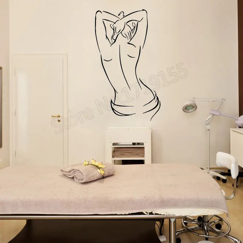 Naked Girl Woman Spa Massage Salon Wall Stickers Girls Beauty Salon Vinyl Wall Sticker Spa Art Mural Interior Decoration ZW324
Naked Girl Woman Spa Massage Salon Wall Stickers Girls Beauty Salon Vinyl Wall Sticker Spa Art Mural Interior Decoration ZW324