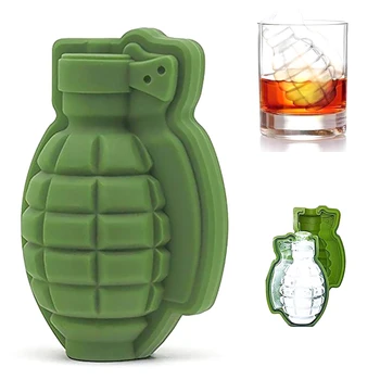 Creative 3D Grenade Shape Ice Cube Maker Silicone Mold Food Storage Container Whiskey Cocktails Tray Ice Cream Maker Bar Accesso
Creative 3D Grenade Shape Ice Cube Maker Silicone Mold Food Storage Container Whiskey Cocktails Tray Ice Cream Maker Bar Accesso