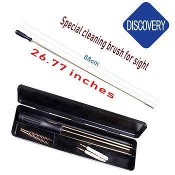 Famous Discovery airgun sniper sight Rifle Cleaning Kit For .177&.22 (4.5mm&5.5mm) Brush Cleaner Rod For Rifle Scope red dot
Famous Discovery airgun sniper sight Rifle Cleaning Kit For .177&.22 (4.5mm&5.5mm) Brush Cleaner Rod For Rifle Scope red dot