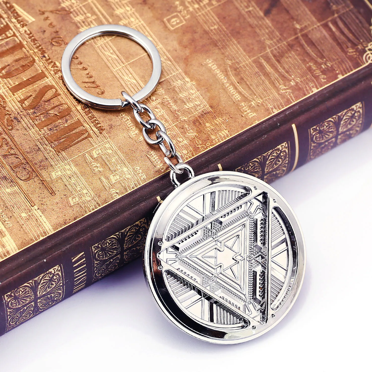 JEWELRYGIFT Unisex KeyRing Iron Man Pendant keychain Fashion Round Ironman 5cm Pendant Key Chain Key Holder
JEWELRYGIFT Unisex KeyRing Iron Man Pendant keychain Fashion Round Ironman 5cm Pendant Key Chain Key Holder