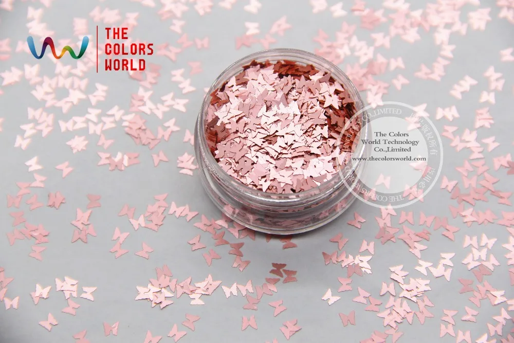 TCJ102 Pearlescent Light Rose Colors Butterfly shape 3.0MM Size Nail Glitter for Nail Art nail gel makeup or Body DIY decoration
TCJ102 Pearlescent Light Rose Colors Butterfly shape 3.0MM Size Nail Glitter for Nail Art nail gel makeup or Body DIY decoration