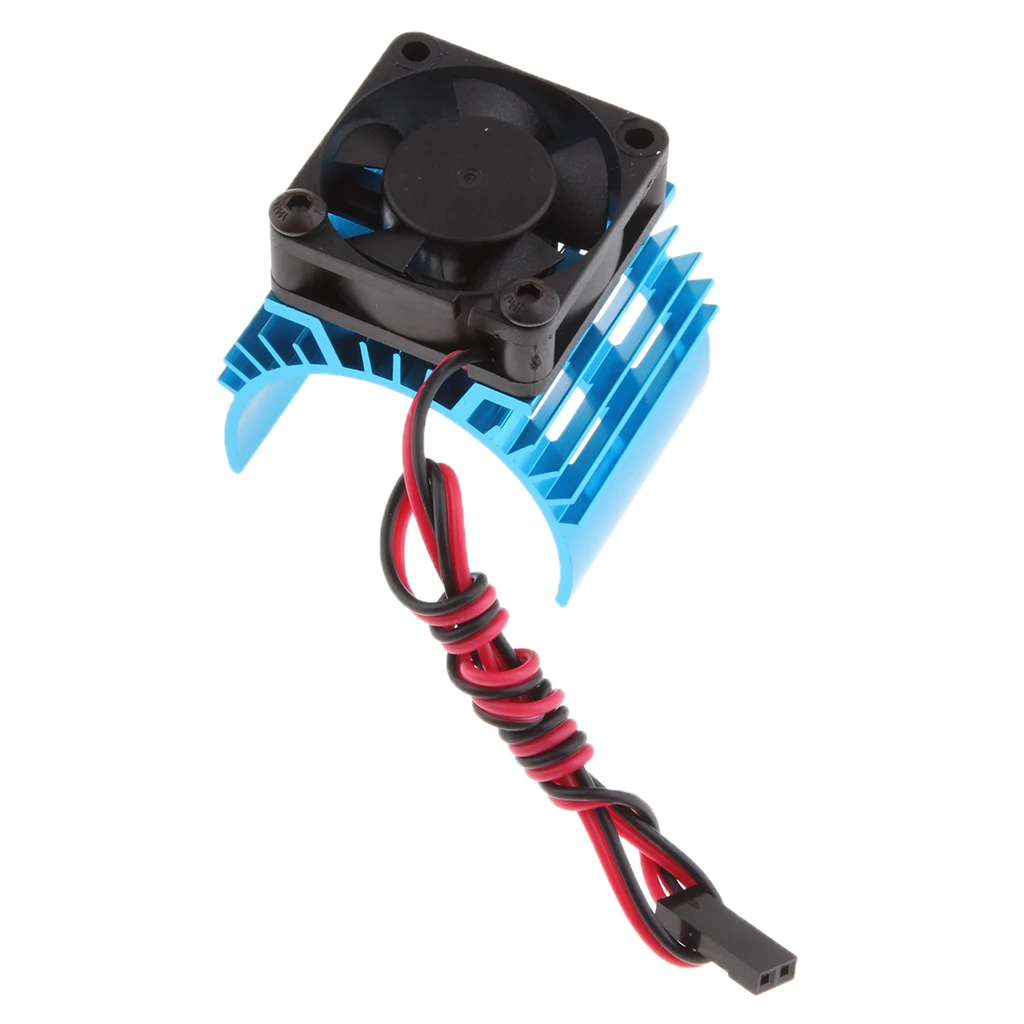 1110/540/550 Motor Heat Sink with Fan Cooling for HSP Sakura Traxxas RC 1:10 RC Car Parts Accessory Blue