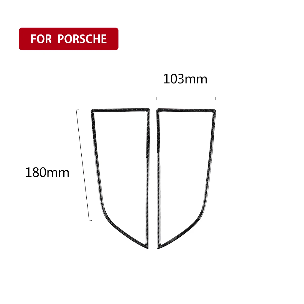 2 pieces Carbon fiber dashboard outlet panel For porsche 911 971 For Cayenne Macan Panamera Boxster 718 Cayman etc decoration
2 pieces Carbon fiber dashboard outlet panel For porsche 911 971 For Cayenne Macan Panamera Boxster 718 Cayman etc decoration