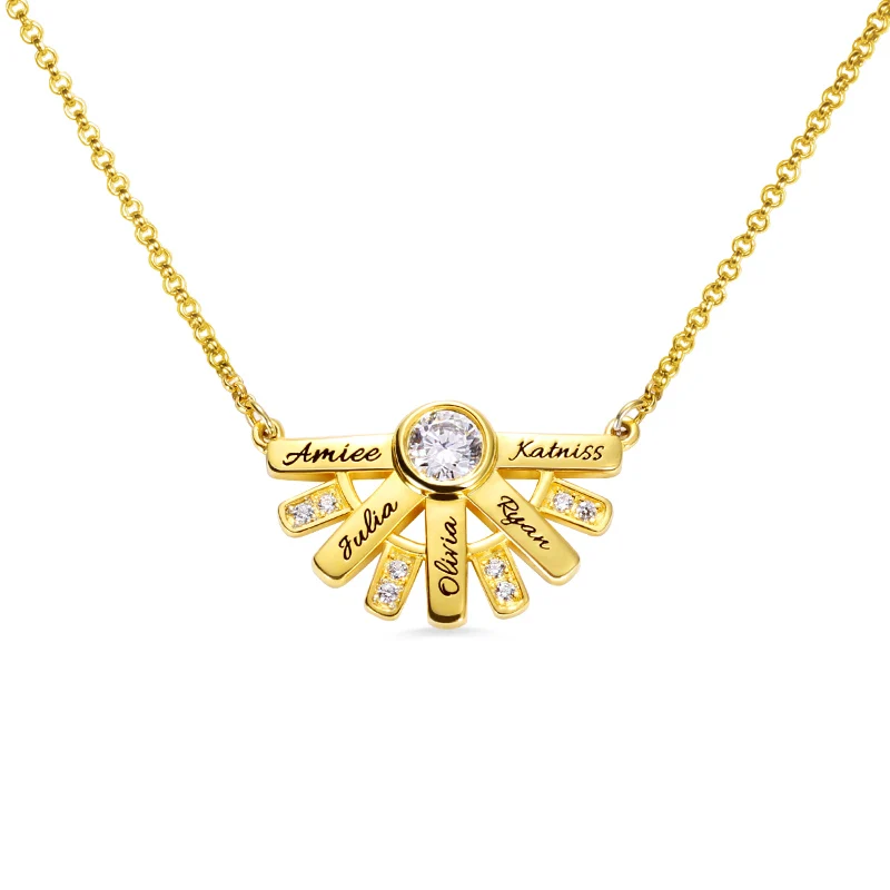 Wholesale Personalized Five Names and Custom Birthstone Necklace for Your Mom or Grandma Family Gifts
Wholesale Personalized Five Names and Custom Birthstone Necklace for Your Mom or Grandma Family Gifts