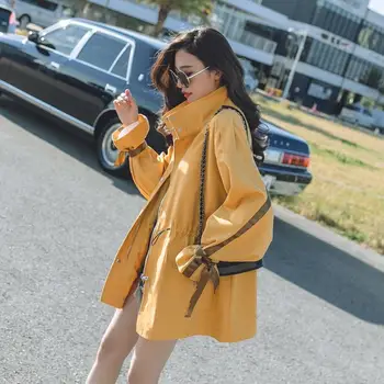 Womens Trench Coats Drawstring Trench New Arrival 2020 Woman Clothes Spring Autumn Loose Casual Windbreaker Women's Long Coats
Womens Trench Coats Drawstring Trench New Arrival 2020 Woman Clothes Spring Autumn Loose Casual Windbreaker Women's Long Coats