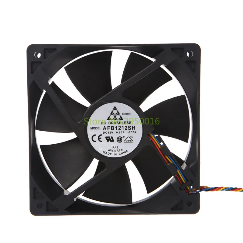 120x120x25mm Brushless DC 12V 0.80A 7-Blade Cooling Fan 12025 For Delta AFB1212SH fan cooler high quality C26 
120x120x25mm Brushless DC 12V 0.80A 7-Blade Cooling Fan 12025 For Delta AFB1212SH fan cooler high quality C26