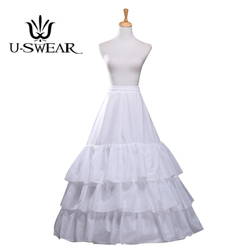 U-SWEAR 2018 Hot Sale Three Layers Steel Ring Sweet Ruffles Women Wedding Petticoats White Bridal Underskirt For Wedding Dress
U-SWEAR 2018 Hot Sale Three Layers Steel Ring Sweet Ruffles Women Wedding Petticoats White Bridal Underskirt For Wedding Dress
