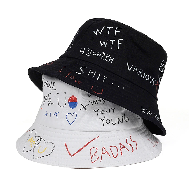 Unisex Harajuku Bucket Hat Fishing Outdoor Panama hip hop Cap Men's Summer For fisherman hat women 2018 New bone feminino
Unisex Harajuku Bucket Hat Fishing Outdoor Panama hip hop Cap Men's Summer For fisherman hat women 2018 New bone feminino