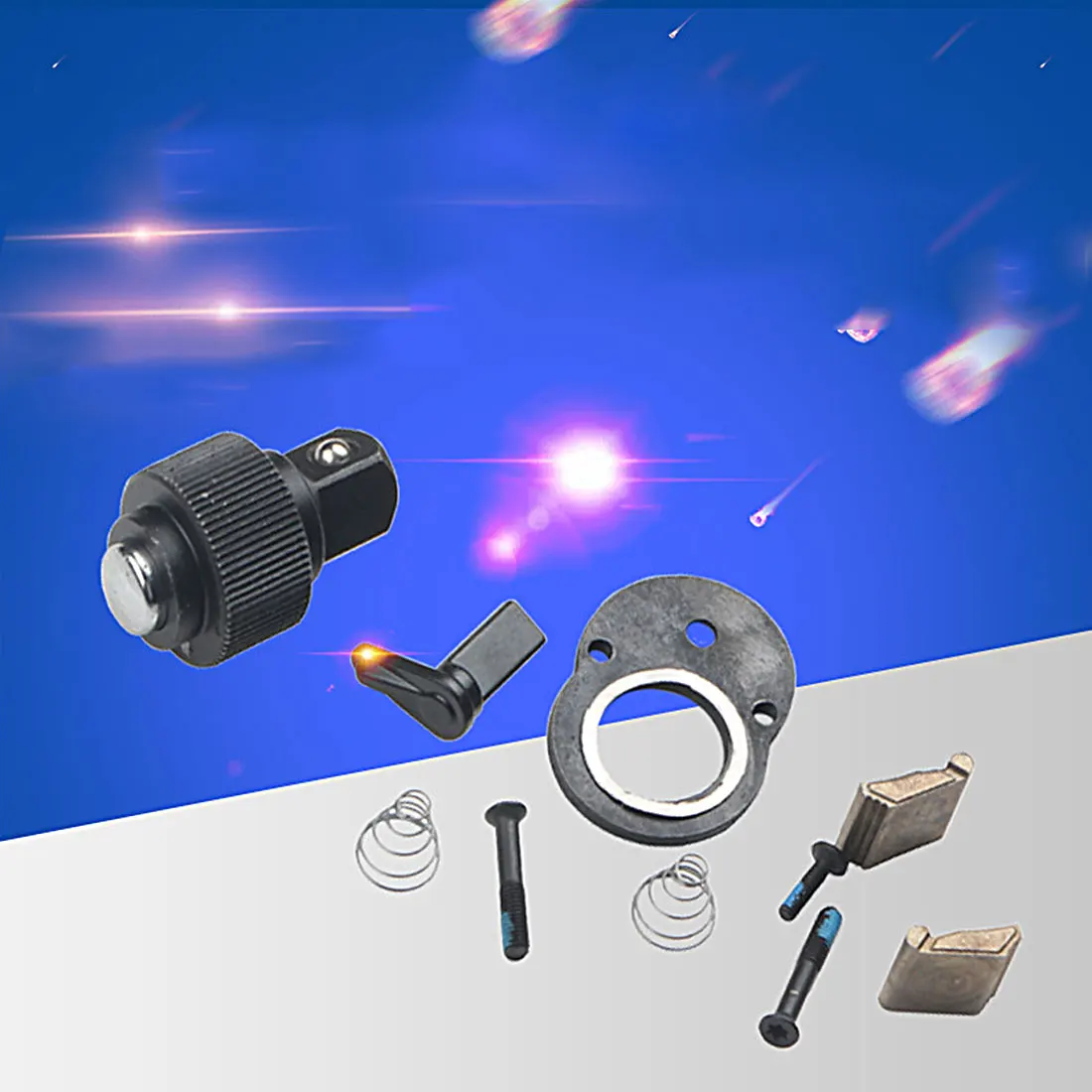 1/4" 3/8" 1/2" 72 Teeth Ratchet Socket Wrench Repair Accessories Ratchet Wrench Part Kit Hand Tool Repair Kit
1/4" 3/8" 1/2" 72 Teeth Ratchet Socket Wrench Repair Accessories Ratchet Wrench Part Kit Hand Tool Repair Kit