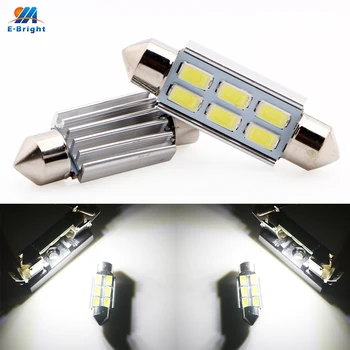 2PCS 6000K Pure White Festoon Canbus C5W 5730 6 SMD Led Light Auto No Error Free Led 31 36 39 41mm Reading 180lm
2PCS 6000K Pure White Festoon Canbus C5W 5730 6 SMD Led Light Auto No Error Free Led 31 36 39 41mm Reading 180lm