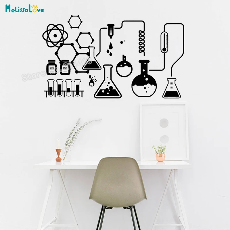 Science Lab Wall Sticker Chemical Equipment Decals Home Decoration Scientist Chemistry School Self-adhesive Vinyl Murals YT322
Science Lab Wall Sticker Chemical Equipment Decals Home Decoration Scientist Chemistry School Self-adhesive Vinyl Murals YT322