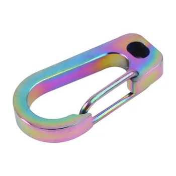 1Pc Titanium Alloy Carabiner Key Chain Keychain Camping Snap Clip Lock Buckle Hook Outdoor Climb Buckle Travel Kit
1Pc Titanium Alloy Carabiner Key Chain Keychain Camping Snap Clip Lock Buckle Hook Outdoor Climb Buckle Travel Kit