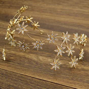 2019 Gold And Silver Stars Bride Hair Band Fashion Handmade Wedding Head Jewelry Accessories Hair Hoop Princess Headdress
2019 Gold And Silver Stars Bride Hair Band Fashion Handmade Wedding Head Jewelry Accessories Hair Hoop Princess Headdress