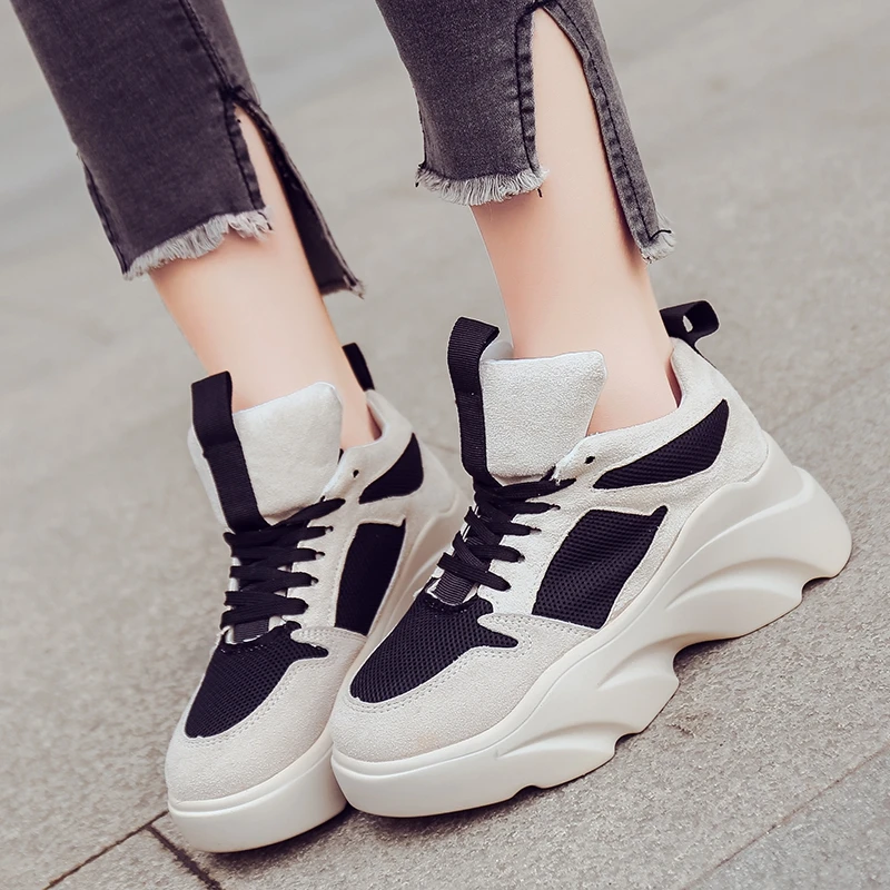 COOTELILI Spring Autumn Sneakers Women Flat Platform Casual Shoes Woman Creepers Lace up Breathable Mesh Women Shoes
COOTELILI Spring Autumn Sneakers Women Flat Platform Casual Shoes Woman Creepers Lace up Breathable Mesh Women Shoes