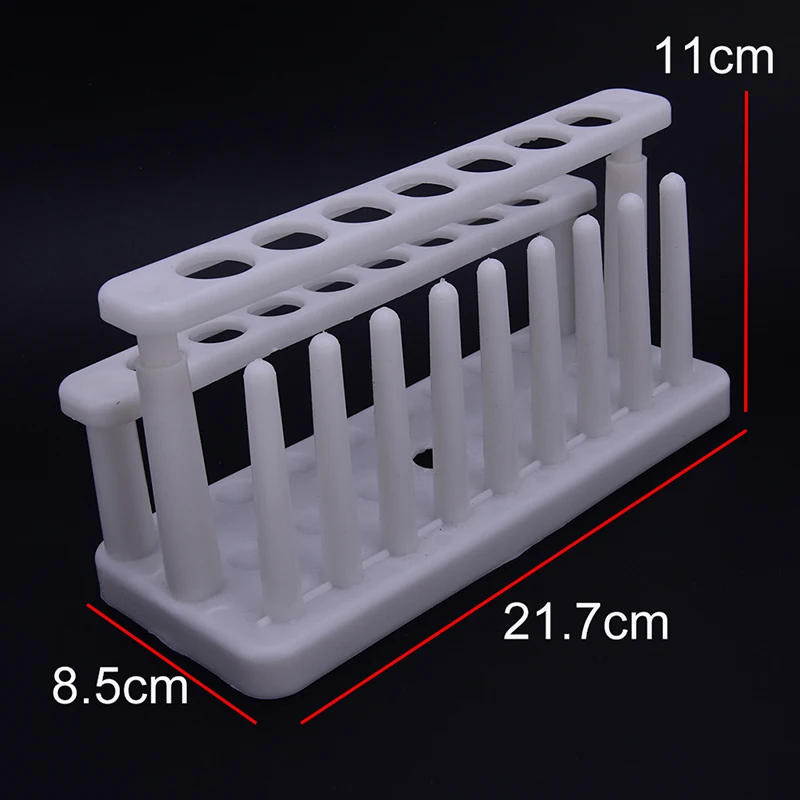 1pc Lab Test Tube Stand Shelf Plastic Test Tube Rack 15 Holes and 9 Pins Holder Support Burette Stand
1pc Lab Test Tube Stand Shelf Plastic Test Tube Rack 15 Holes and 9 Pins Holder Support Burette Stand