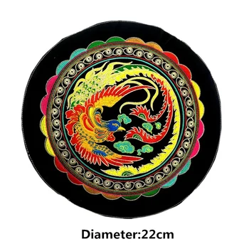 Diameter 22 cm Chinese Phoenix Ethnic Embroideried Patches Hand Sewing-on Clothing Bags Stickers DIY Clothes Accessioes
Diameter 22 cm Chinese Phoenix Ethnic Embroideried Patches Hand Sewing-on Clothing Bags Stickers DIY Clothes Accessioes