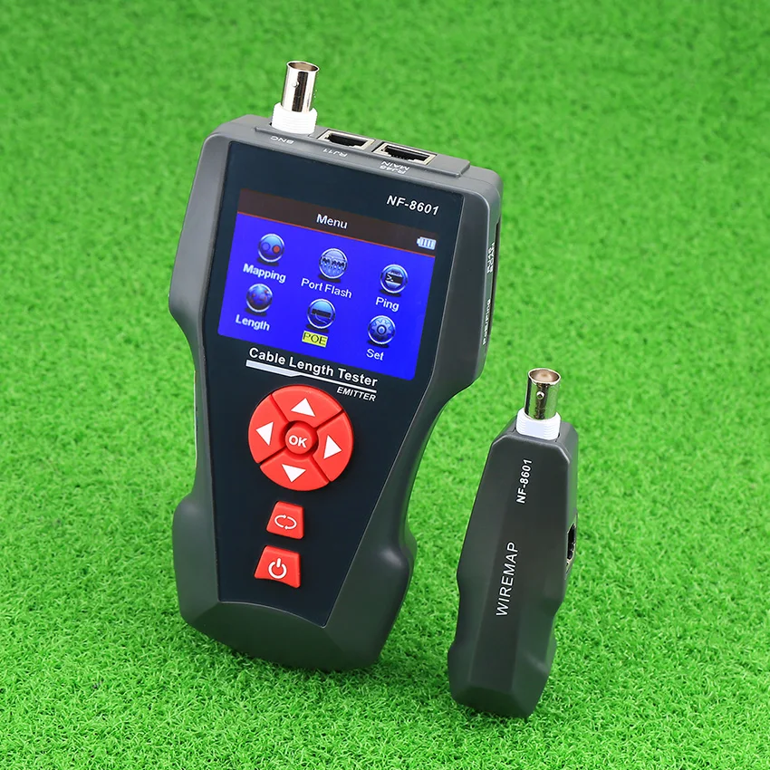 NF-8601A Multi-functional Network Cable Tester LCD Cable no with length Tester Breakpoint Tester English version
NF-8601A Multi-functional Network Cable Tester LCD Cable no with length Tester Breakpoint Tester English version
