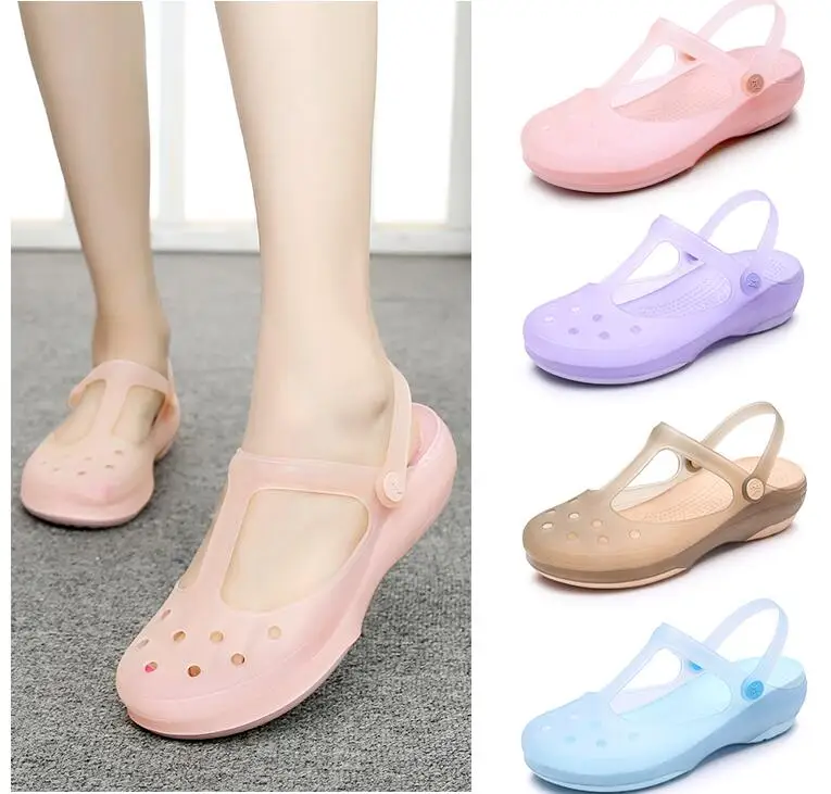 2019 Women's Garden Beach Shoes Jelly Sandals Women's Flat-soled Slip-proof Thick-soled Sandals 36-39 no box free shipping
2019 Women's Garden Beach Shoes Jelly Sandals Women's Flat-soled Slip-proof Thick-soled Sandals 36-39 no box free shipping