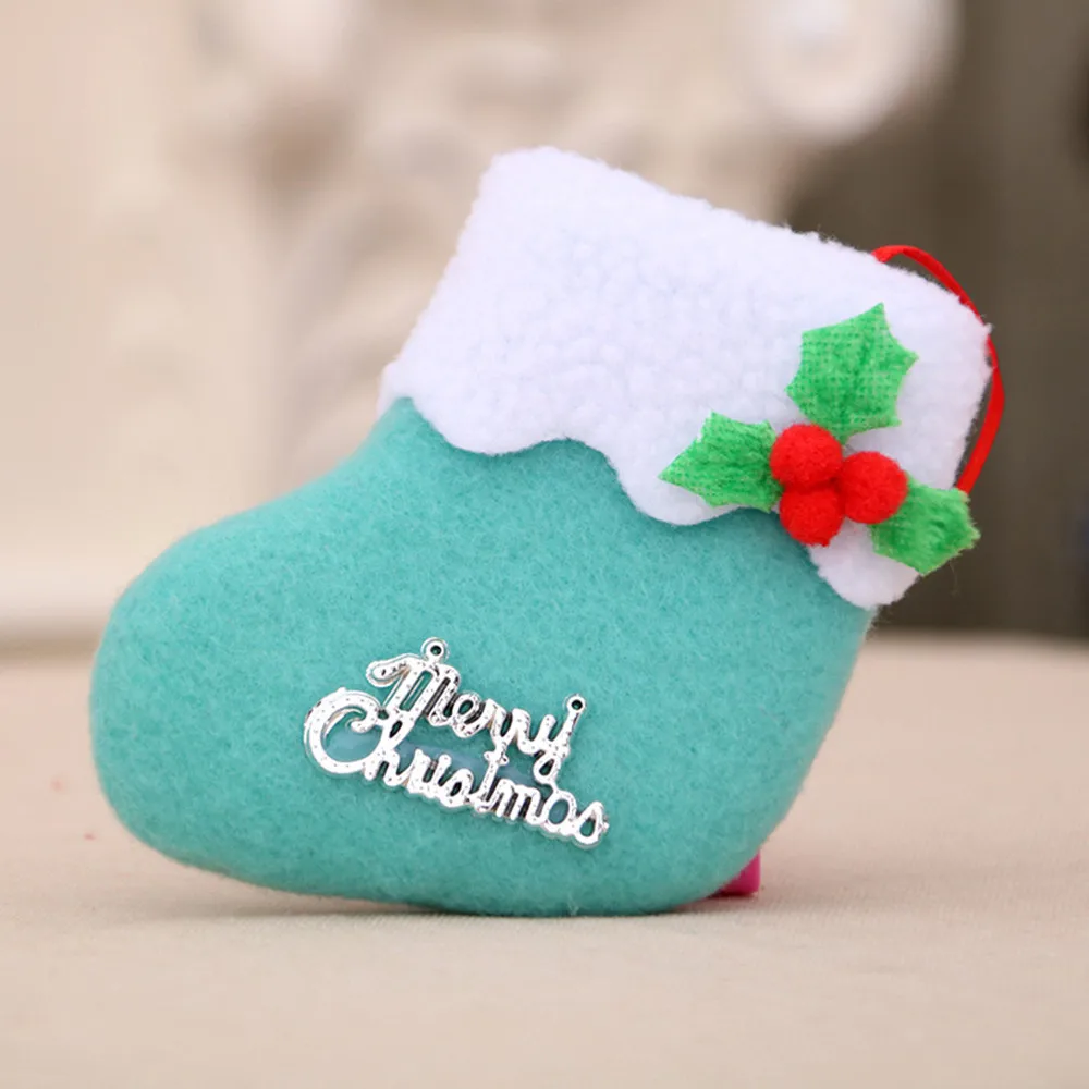 christmas stockings santa candy bagclaus sock gift kids candy