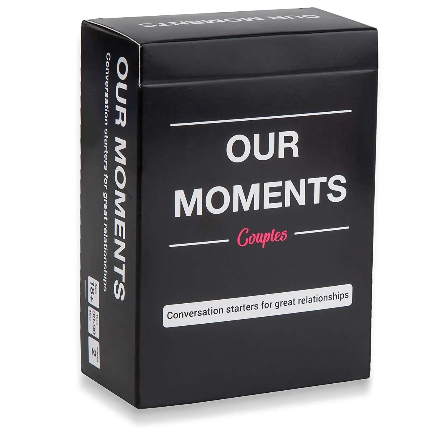 OUR MOMENTS Couples: 100 Thought Provoking Conversation Starters for Great Relationships - Conversation Cards Game for Couples
OUR MOMENTS Couples: 100 Thought Provoking Conversation Starters for Great Relationships - Conversation Cards Game for Couples