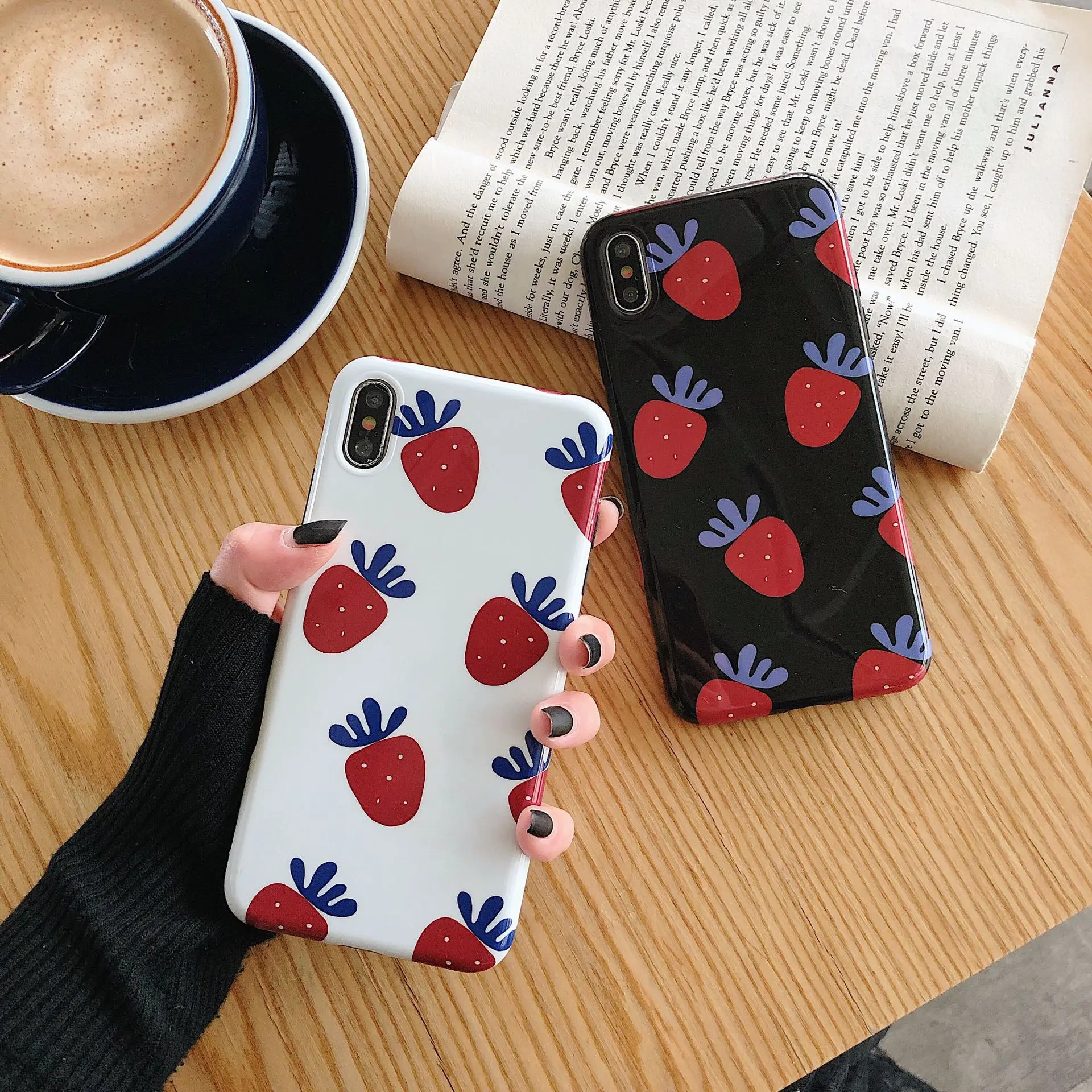 Strawberry Pattern Cute Case For iPhone X XR XS Max Soft Silicone Cover For iPhone 8 7 6s Plus Coque Fundas Capa
Strawberry Pattern Cute Case For iPhone X XR XS Max Soft Silicone Cover For iPhone 8 7 6s Plus Coque Fundas Capa