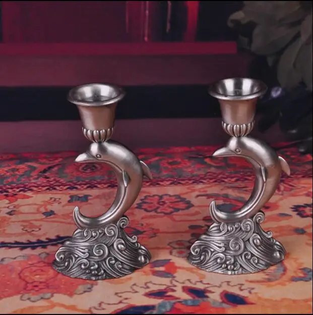 2PCS/pair creative Dolphin shape metal candle stand tin mumluk metal candlesticks for table centerpieces home decoration ZT026
2PCS/pair creative Dolphin shape metal candle stand tin mumluk metal candlesticks for table centerpieces home decoration ZT026