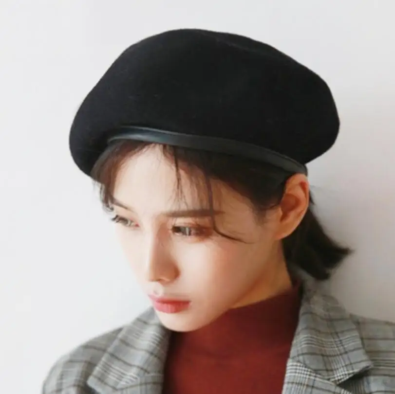 2018 New style spring wool Vintage Warm Wool Winter Women Beret French Artist Beanie Hat size 56-60cm
2018 New style spring wool Vintage Warm Wool Winter Women Beret French Artist Beanie Hat size 56-60cm