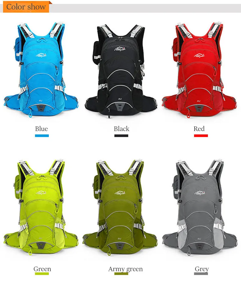 Best 20L Ergonomic Cycling Backpack Ventilate Climbing Travel Running Hiking Backpack Outdoor Sports Waterproof Bags 21