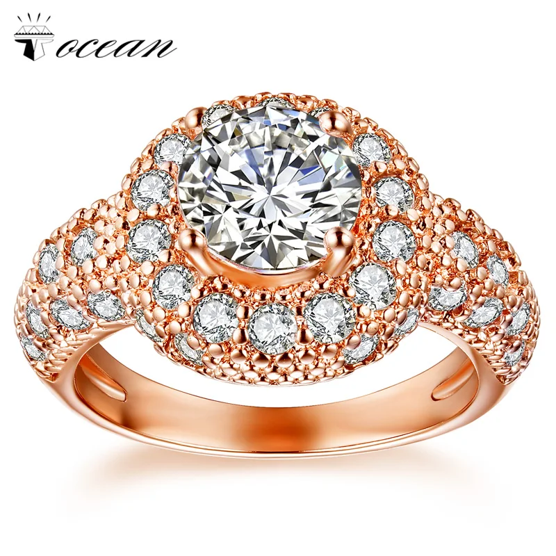 Tocean Rose Gold Color Fashion Retro Wedding Rings for Women Round Cut AAA Zircon Engagement Femme Bijoux Bague Size 5-12 W035
Tocean Rose Gold Color Fashion Retro Wedding Rings for Women Round Cut AAA Zircon Engagement Femme Bijoux Bague Size 5-12 W035