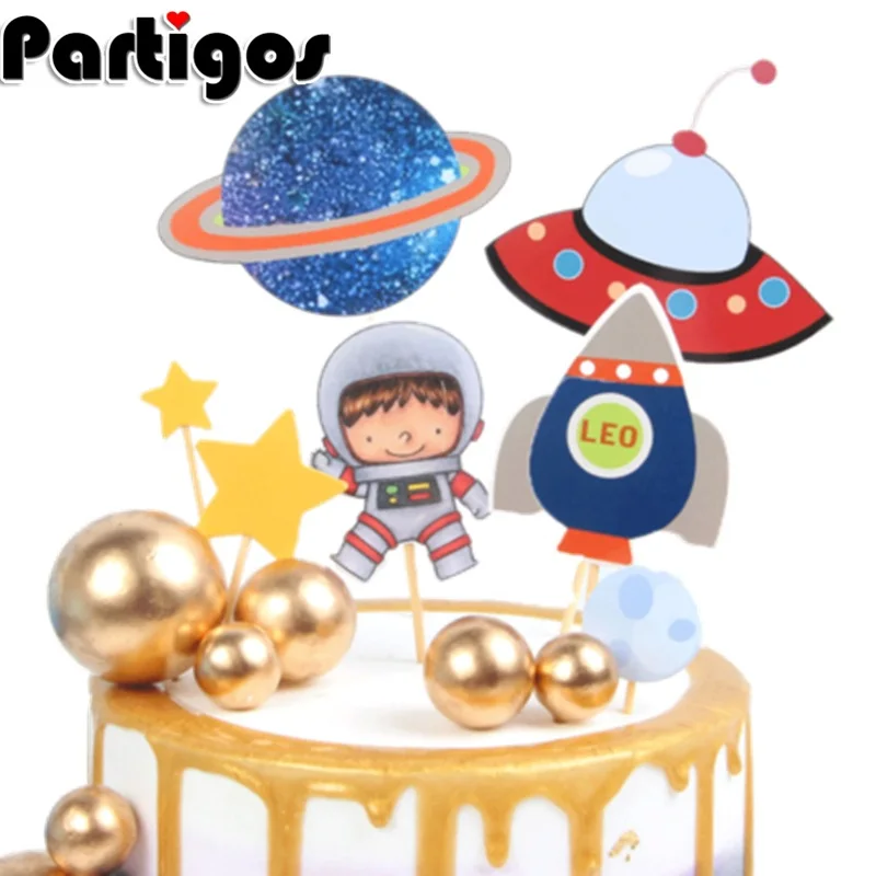 Space Series Astronaut Planet UFO Rocket Moon Cake Topper Dessert Decoration Happy Birthday Party Children's Day Lovely Gifts
Space Series Astronaut Planet UFO Rocket Moon Cake Topper Dessert Decoration Happy Birthday Party Children's Day Lovely Gifts