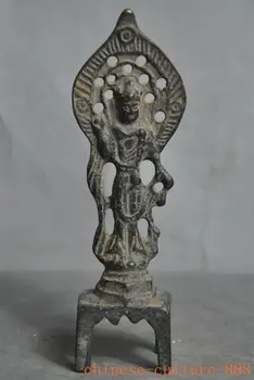 Crafts statue Old Chinese Buddhism Temple Joss pure bronze Guanyin Bodhisattva Goddess Statue halloween
Crafts statue Old Chinese Buddhism Temple Joss pure bronze Guanyin Bodhisattva Goddess Statue halloween