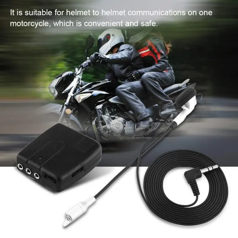 Wireless Walkie Talkie Motorcycle Intercom Interphone with Headset Helmet to Helmet Communicator System
Wireless Walkie Talkie Motorcycle Intercom Interphone with Headset Helmet to Helmet Communicator System