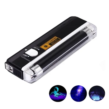Handheld UV Leak Money Detector UV Light Bank Note Test Currency White LED Flashlight Torch AA battery Small Black Light Lampe
Handheld UV Leak Money Detector UV Light Bank Note Test Currency White LED Flashlight Torch AA battery Small Black Light Lampe