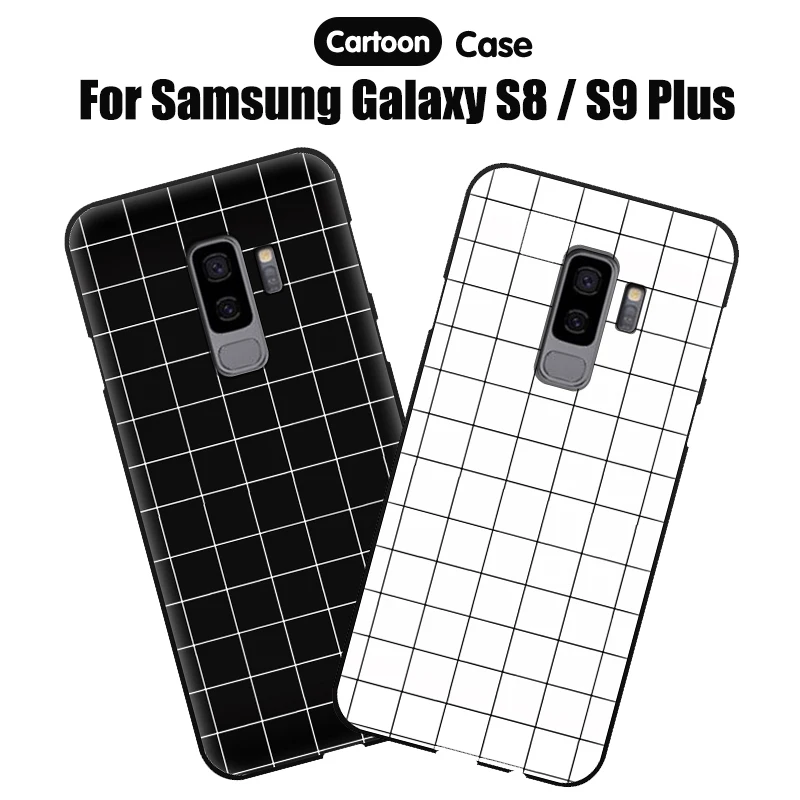 JURCHEN Soft TPU For Samsung Galaxy S 9 S9Plus Case Silicone Black and White Back Cover For Sansung Galaxy S9 S8 Plus Phone Case
JURCHEN Soft TPU For Samsung Galaxy S 9 S9Plus Case Silicone Black and White Back Cover For Sansung Galaxy S9 S8 Plus Phone Case