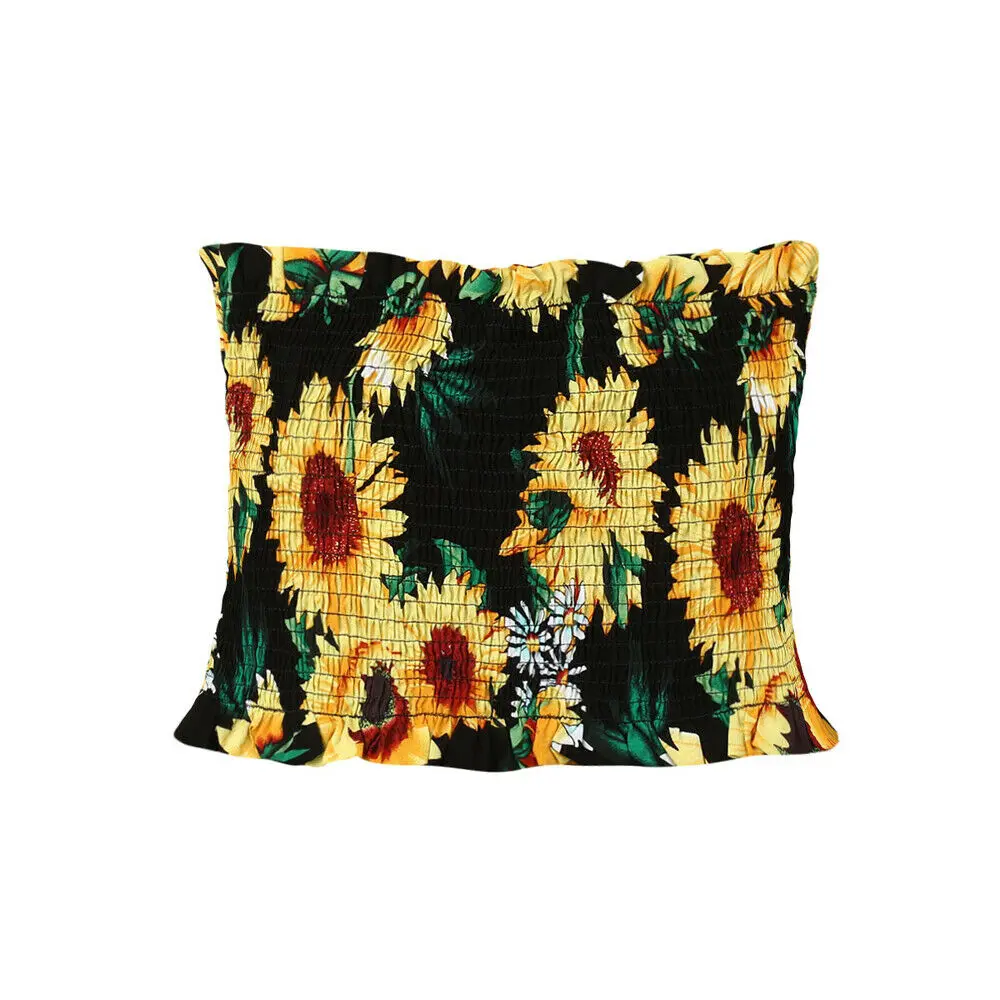 Women Boob Tube Top Sunflower Bustier Sheer Crop Top Wrapped Chest Top Vest 2019 Sunflower Tops Women Flower Summer Tanks
Women Boob Tube Top Sunflower Bustier Sheer Crop Top Wrapped Chest Top Vest 2019 Sunflower Tops Women Flower Summer Tanks