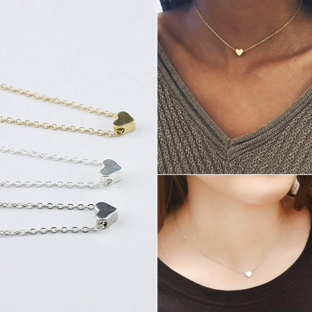 Simple Women Necklace Love Heart Shape Pendant Chain Ladies Girls Choker Necklaces Gift M8694
Simple Women Necklace Love Heart Shape Pendant Chain Ladies Girls Choker Necklaces Gift M8694